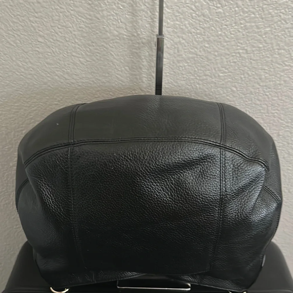 MICHAEL KORS BROOKE LARGE HOBO SHLDR LEATHER BLACK COLOR AND
